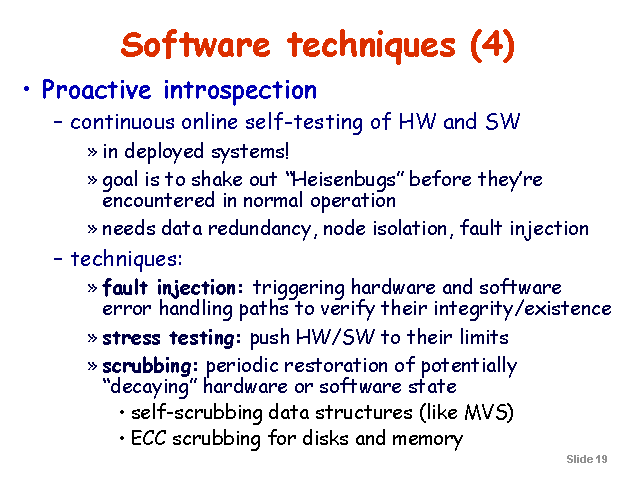 Software Techniques (4)